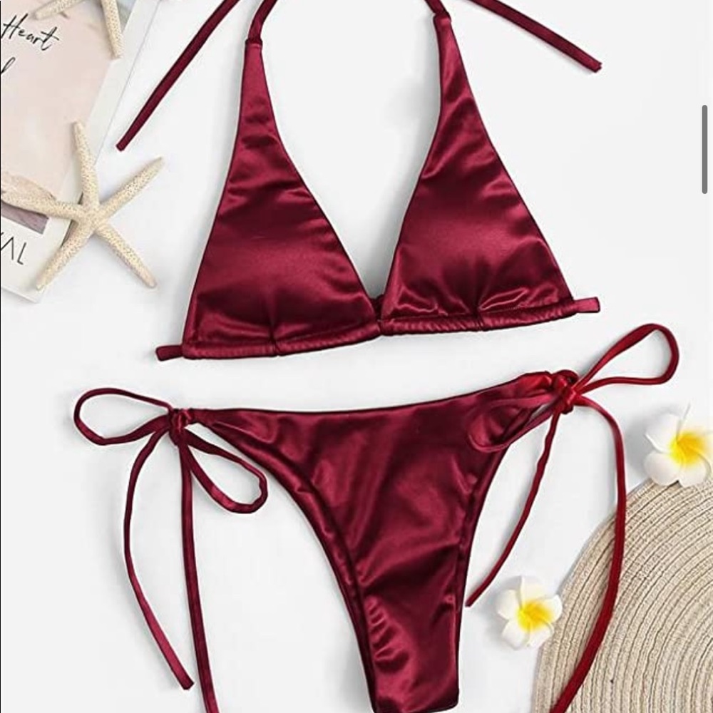 Satin bikini